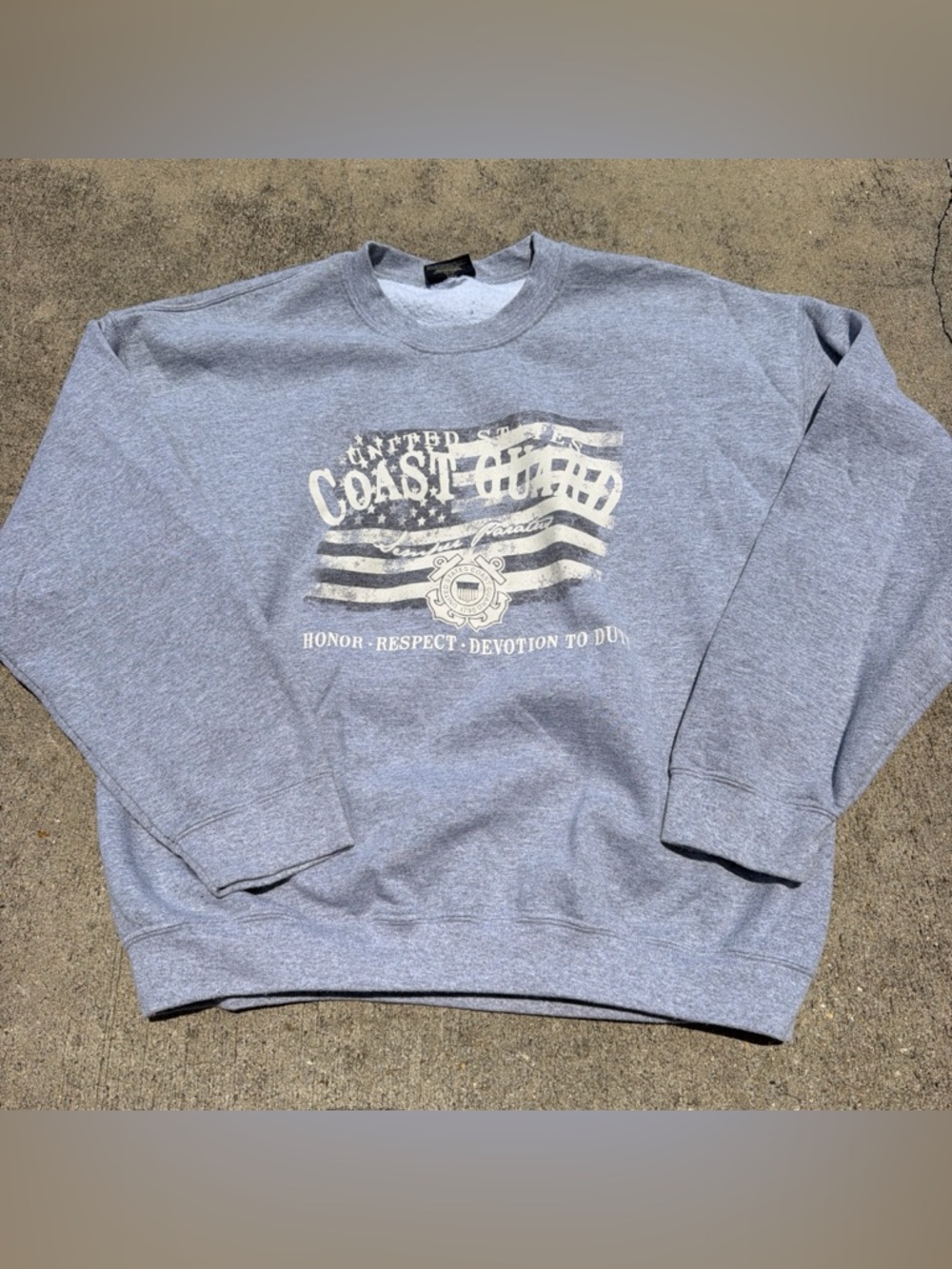 MV Sport Coast Guard Graphic Crewneck Sweatshirt